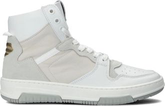 Palpa Schoenen, Dames, Wit, 39 EU, Leer, Hoge Top Sneaker Mitch