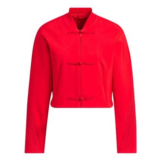 adidas (WMNS) adidas x Samuel Gui Yang Jacket Asia Sizing Red JF6664