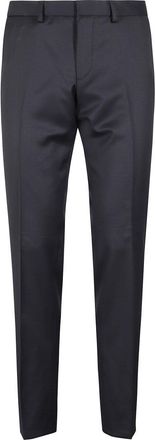 BOSS Slim-Fit Wool Serge Trousers With Regular Waist