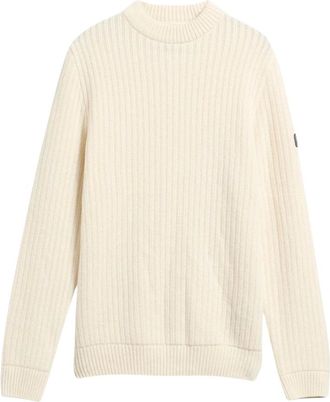 Barbour Truien & Vesten, Heren, Wit, M, Katoen, Oxham Crew Jumper