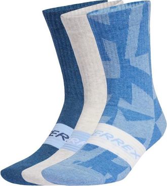 ADIDAS TERREX TRX MT Sock 3-Pack Multifunktionssocken f&uuml;r Herren | blau