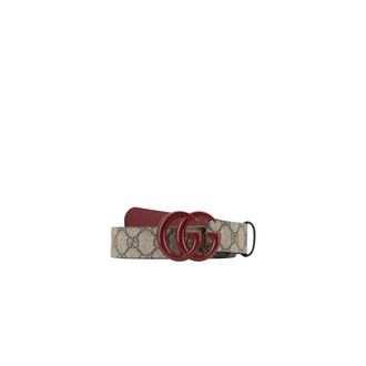 Gucci Leren Riem met Logo Gesp - Heren - Riemen - Beige - 120 CM - Leer - Accessoires