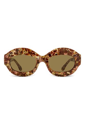 Marni Eyewear Ik Kil Cenote sunglasses - Brown