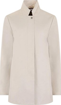 Moorer Jas met opstaande kraag - Dames - Zomerjassen - Beige - S - Katoen - Jassen
