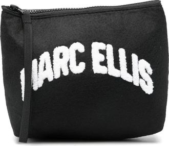 Marc Ellis tuff-logo clutch - women - Polyester - One Size - Black