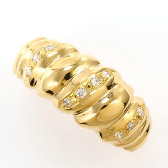 C&A Yellow Gold Yellow Gold (18K) Band Ring (Pre-Owned)