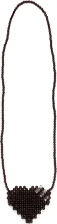 Human Made Heart Beaded Bag Black HM31GD206-BLK