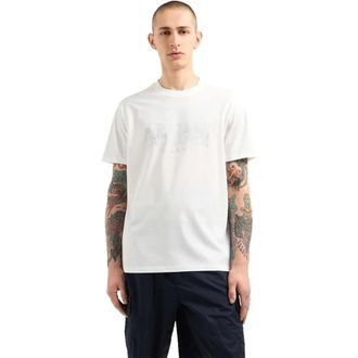 A|X Armani Exchange Hombre, Camisetas, Blanco, Talla: 2XL