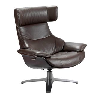 Angel Cerd&aacute; Sill&oacute;n giratorio reclinable piel marr&oacute;n chocolate