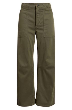Madewell Darted Barrel Leg Pants in Faded Ivy at Nordstrom, Size 23Regular
