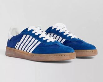 Dsquared2 leather low-top sneakers