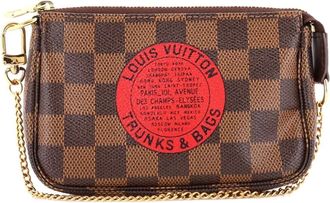 Louis Vuitton Pochette Accessoires Limited Edition Damier Mini clutch bag - Bruin