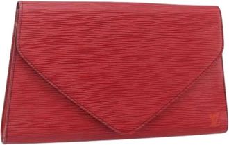 Louis Vuitton Pre-owned Clutches, female, Red, Size: ONE SIZE Pre-owned Vintage Epi Clutch
