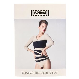 Wolford Contrast Pleats String Body Size S