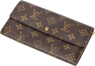 Louis Vuitton Brown Monogram Canvas Porte-Monnaie Credit (Authentic Pre-Loved)