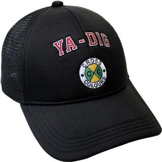 Cross Colours Ya Dig Trucker Trucker Hat in Black at Nordstrom
