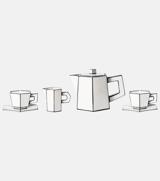 Serax Carte Blanche porcelain coffee set by Annebet Philips