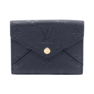 Louis Vuitton Pre-owned Wallets, female, Black, Size: ONE SIZE Pre-owned Portefeuille Celeste Monogram Empreinte Wallet