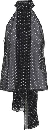Tom Ford Black Polka-dot Top