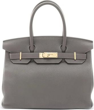 Herm&egrave;s Borsa tote Birkin 30 2021 - Grigio
