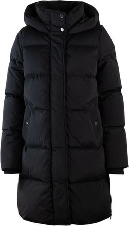 Woolrich Zwarte Jas Aw 25 Stijlvol Ontwerp - Dames - Parka Jassen - Zwart - M - Jassen