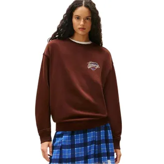 Tommy Jeans Dames/Dames Hart Regular Sweatshirt (Bruin)