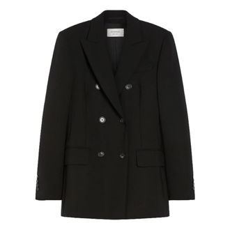 Sportmax Gelly Blazer - Dames - Blazers - Zwart - M - Wol - Jassen