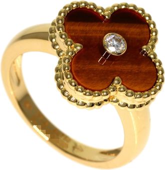 Van Cleef & Arpels Yellow Gold Yellow Gold Band Ring (Pre-Owned)
