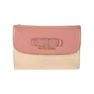 Miu Miu Portafoglio Pre-owned in Pelle Madras Ribbon - - Pre-owned - Donna - Multicolore - ONE SIZE