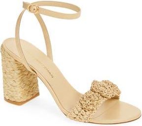 Stuart Weitzman Magnolia Ankle Strap Sandal in Naturl Tnl at Nordstrom Rack, Size 7.5