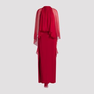 Alberta Ferretti Alberta Ferretti Enver Satin Long Dress