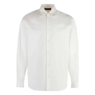 Gucci Hombre, Camisas, Blanco, Talla: S