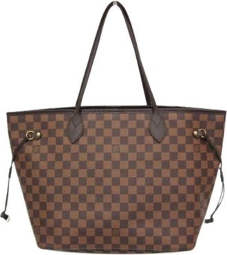 Louis Vuitton Pre-owned Tote Bags, female, Brown, Size: ONE SIZE Pre-owned Neverfull MM N51105