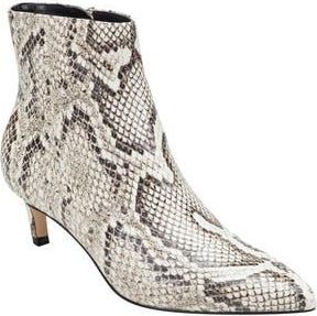 Marc Fisher Itzia Pointed Toe Kitten Heel Bootie in White at Nordstrom Rack, Size 8.5