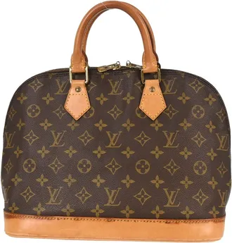 Louis Vuitton Alma Monogram Canvas Brown Canvas Handbag (Pre-Owned)