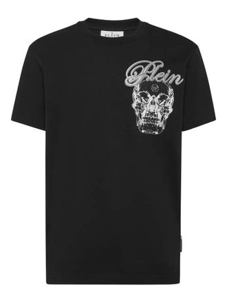 Tシャツ・カットソー PHILIPP PLEIN Men T Shirts MTK6447 BLACK Philipp Plein T-Shirts, male, Black, Size: M Black Cotton T