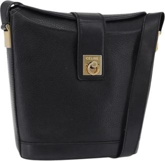 Celine Pre-owned Vintage Bucket Shoulder Bag - Dames - Vintage Tas - Zwart - ONE Size - Vintage