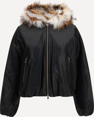 Moose Knuckles Cardin Jacket with fur collar Female M