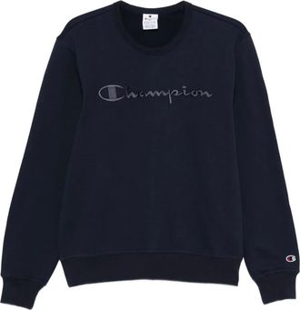 Champion logo-embroidered sweatshirt - Blue