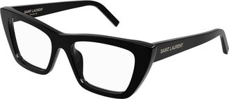 Saint Laurent Glasses, female, Black, 51 MM, Mica OPT 001 Eyeglasses Black Transparent