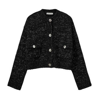 Sofie Schnoor Pilasw Maglia Cardigan - - Knitwear - Donna - Nero - L