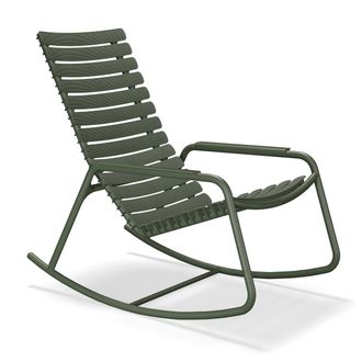Houe ReCLIPS Outdoor Schaukelstuhl, olivgr&uuml;n
