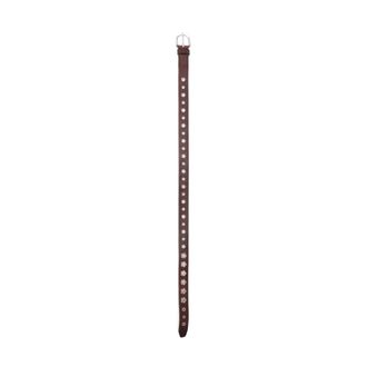 Our Legacy 3-5 cm Flower Riem - Heren - Accessoires - Bruin - Maat: 100 CM Leer
