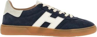 Hogan Cool H647 - Heren - Sneakers - Blauw - 41 1/2 EU - Leer - Schoenen
