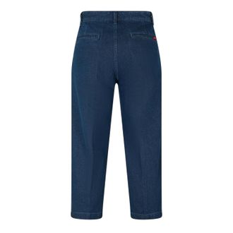 Levi's Chino voor heren met visgraatpatroon, wijde pijpen en een losse pasvorm (Blauw)