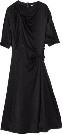 3.1 Phillip Lim Abito midi con arricciatura - Nero