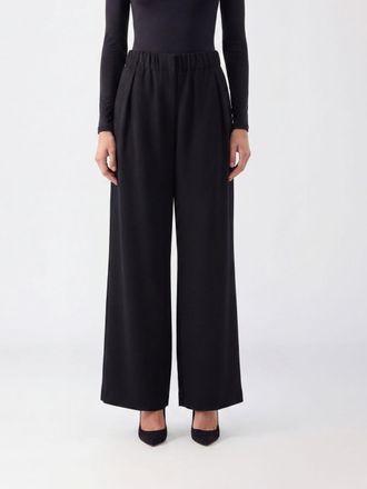 Jil Sander Pantaloni palazzo a vita alta in misto viscosa