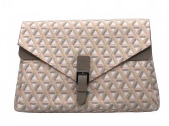 Lancaster Ikon Medium Crossbody In Beige