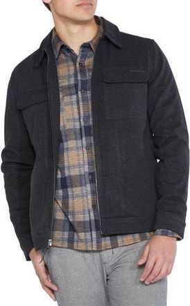 Civil Society Zip Trucker Jacket in Heather Black at Nordstrom Rack, Size Xx-Large