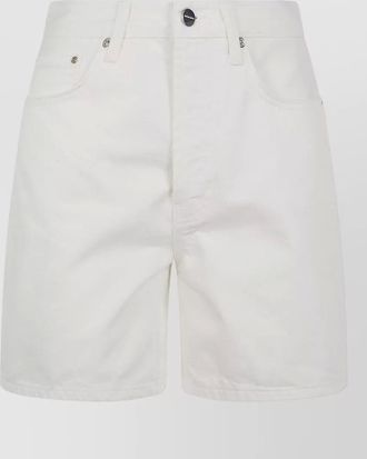 Anine Bing cotton knee-length shorts